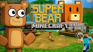 Playing SBA in Minecraft Texture Version - Super Bear Adventure Gameplay Walkthrough 