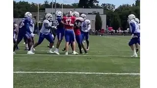 Josh Allen fight at Camp with Jordan Phillips