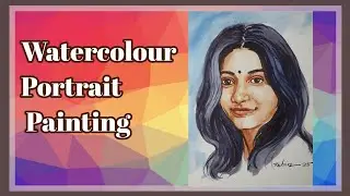 Watercolour Portrait painting/Watercolour Portrait/Portrait