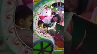 Bocil suka naik komedi putar di pasar malam #pasarmalam #komediputar