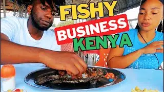Eating Whole Fish at Dunga Beach, Kenya (Catch n Cook)