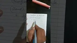 To find Circumference of Semi Circle