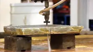 Вода режет камень как бумагу