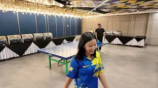 🏓 PINGPONG FUN kiki vs riza | Tenis Meja Kantoran