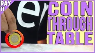 Coin through Table Trick Tutorial | Europe Vlog Finale & Giveaway Results!