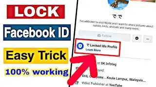How to lock facebook profile in 2 minutes without vpn / proxy - easy trick