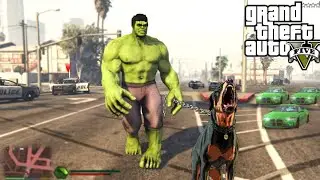 What if? HULK Enters GTA 5 😳| GTA 5 Increadible Hulk  tamil
