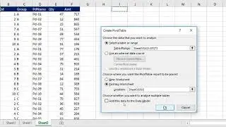Mapping Data with Pivot Table