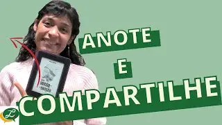 COMO FAZER E EXPORTAR NOTAS NO KINDLE