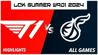 T1 vs KDF Highlights ALL GAMES - LCK Summer  2024 - T1 vs Kwangdong Freecs