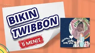 Twibbon Hari Guru 2022. 5 Menit  Canva