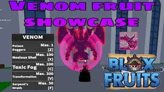Blox Fruit Update 15 Venom Fruit Showcase