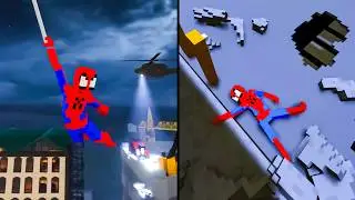 Realistic SPIDERMAN Ragdoll Physics Test | Teardown (Fictional Gameplay Simulation) #29