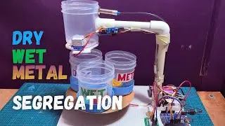 Smart dustbin project Waste Segregation System | Dry–Wet–Metal Detection | 