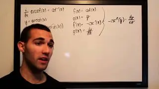 Derivative of Arccot x Proof (Using Implicit Differentiation)