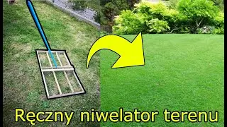 Jak wyrównać teren przed działką? 💰 Ręczny niwelator za 0 zł 💰