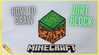 How to draw a Minecraft Dirt Block ✏️