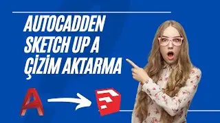 Autocad’den Sketchup’a Çizim Aktarma / #01 - 0’dan Bina Modelleme 