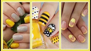Hermosas Ideas Uñas en Amarillo 💛