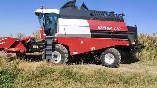 Ростсельмаш Вектор 410. Первый выезд. Ни пуха ни пера!