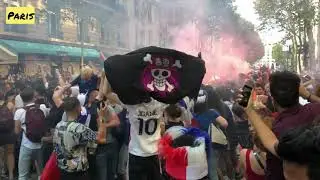 Paris after France won the World Cup in 2018