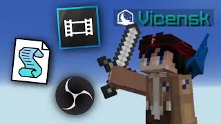 HOW I RECORD/EDIT/RENDER A MINECRAFT VIDEO (COMPLETE TUTORIAL AND DOWNLOADS) | Vicensk 🥰