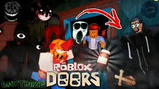 УДАЧА УЛЫБНУЛАСЬ И МЫ СМОГЛИ ПОБЕДИТЬ ВСЕХ МОНСТРОВ В РОБЛОКС ДВЕРИ?! ROBLOX DOORS! | 