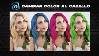 Photoshop Tutorial - Como cambiar color al Pelo en Photoshop