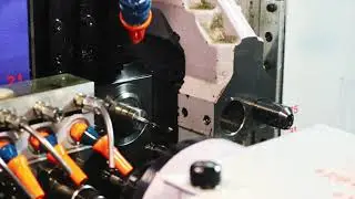 Pioneer Service Inc - Inside Star Swiss Machine - Drilling Out the ID