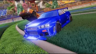 1v1 vs Нового Персонажа на канале ***КАПЕЦ*** Rocket League 1