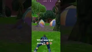 What was bro doing?! 😂😭