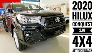 Toyota Hilux CONQUEST 2.8L 4x4 - Attitude Black | Walk Around by Marvs Masongsong | Toyota Batangas