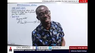 INVENTORY/STOCK LEVELS  - MANAGEMENT ACCOUNTING