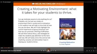 Chaz Pugliese - Creating a Motivating Environment: what it takes for your students to thrive.
