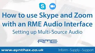 How to use Skype and Zoom with an RME Audio Interface: Setting Up Multi-Source Audio (DAW, Spotify)