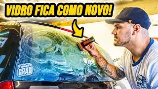 COMO RESTAURAR O VIDRO do CARRO COMO NOVO! (SUPER FÁCIL, BARATO)