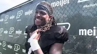 Purdue WR Jahmal Edrine pre-Indiana State video interview
