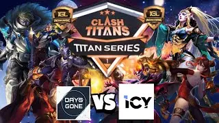 I Carry You Vs Days Gone || Offical Scrims || Clash of Titans