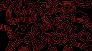 Red Topographic Motion Background Animation
