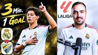 🔴 3 Minutes Are Enough for Arda Güler! | Real Madrid vs Malaga Match Review