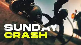 Crashed on my Royal Enfield Continental GT 650 | Insta360 lens break | Sukoon Sunday VLOG