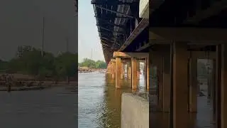 Бочкаревский мост, река Томь обмельчала г. Белогорск Амурская область (07.07.24)