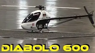 RC 3D Heli Diabolo 600 - Indoor Kunstflug ferngesteuerter Hubschrauber Miles Dunkel Leipzig 2019