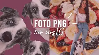 COMO REMOVER O FUNDO DE FOTOS NO IOS 16 l SUPER FÁCIL