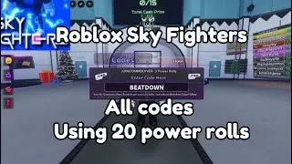 [OP REWARDS] All codes and using 20 Power Rolls in Roblox Sky Fighters