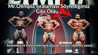 Mr.Olimpia 2024 Sıralaması Söylediğimiz Gibi...