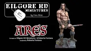 Kilgore HD Miniatures KGF011 Ares (Conan) 120mm resin figure