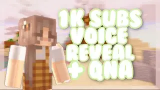 1K subscribers voice reveal + QnA | (solo bedwars commentary)