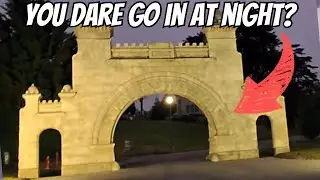 CREEPY Night Exploration of an EPIC Cemetery!