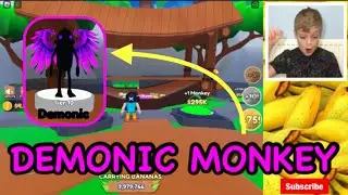 So I Unlocked the MAX LEVEL Demonic Monkey in Roblox Monkey Tycoon…